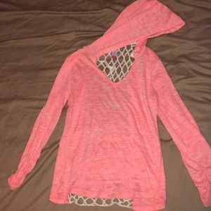 Coral sweatshirt